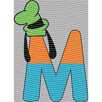 Cartoon letters-CL 208